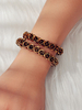 Bracelet rose pour femme en alliage de zinc blond non bracelets en pierre