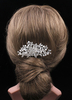 Bridal peigne Aolly argent strass perle Imitation accessoires pour cheveux