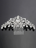 Broche à cheveux nuptiale avec strass
