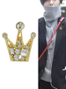 Broche avec strass mode