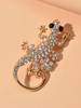 Broche Femme Métal Animal Jelly Broches Or