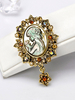 Broche Vintage Mariage Mariage Strass Or Bijoux Femmes