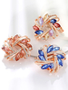 Broches femmes élégantes broches en alliage de mariage Rhineston