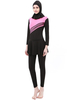 Burkini Femme Maillot De Bain Bicolore De 2 Pièces