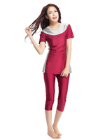 Burkini Moderne Femme Maillot De Bain Musulman En Nylon