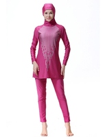 Burkuni Femme Maillot De Bain Musulman À Manches Longues