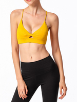 Bustier Pour Femmes Jaune Sexy Bretelles Cou Sans Manches Polyester Bustiers Corsets Lingerie