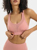 Bustier pour les femmes rose Cut Sexy Out Scoop Neck manches polyester bustiers Corsets Lingerie