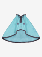 Cape à Capuche Lolita Mignonne En Polyester Bleu Pochon