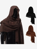 Cape Avec Capuche Marron Vintage Haut Rétro Costumes Pour Homme Vintage