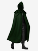 Cape en fibre de Polyester accessoire Vintage rouge rétro Costumes rétro pour hommes