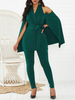 Cape Jumpsuit - Combinaison une pièce à épaules dénudées