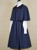 Cape Lolita Classique Bleu Automne Synthétique Lolita Outwears Déguisements Halloween