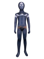 Capitaine Américain - Costume de cosplay Captain America pour Enfants Zentai en Combinaison Déguisements Halloween