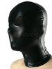 Capuche Métallisée Brillante Noire Déguisements Halloween