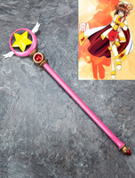 Card Captor Sakura Kinomoto Sakura Cosplay Wand Star Wand Déguisements Halloween