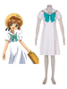 Cardcaptor Sakura carte claire Kinomoto Sakura Cosplay Costume blanc une pièce robe