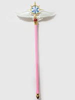 Cardcaptor Sakura Cosplay Carte Claire Kinomoto Sakura Baguette Magique Rose Déguisements Halloween