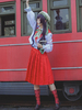 Cardcaptor Sakura Daidoji Tomoyo Costume de Cosplay uniforme tissu Original JK uniformes Costume de Cosplay