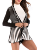 Cardigan noir à manches longues et col en V pour femmes