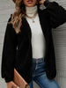 Cardigans en Côtelé Femme avec Manches Longues Amples Unicolore Pull Femme