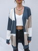 Cardigans en Côtelé Femme avec Manches Longues Imprimé Pull Femme