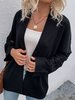 Cardigans en Côtélé Femme avec Manches Longues Unicolore Pull Femme