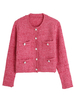 Cardigans Pull en Maille Hiver Côtelé avec Manches Longues à Col V Fermeture à Lacets Unicolore Pull en Maille Femme Hiver