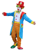 Carnaval Cirque Clown Costume Bleu Claire Unisexe Chapeau Ensemble Costumes De Vacances