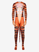 Carnaval Costumes Combinaison Tigre Motif Catsuit Halloween Orc