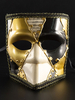 Carnival Mask Costume Dorure Color Block mascarade Accessoires Costume Déguisements Halloween