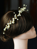 Casque De Mariage Chapeaux Boucles Doreilles Accessoires De Cheveux Pour Mariée