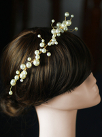 Casque De Mariage Chapeaux Boucles Doreilles Accessoires De Cheveux Pour Mariée