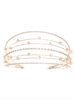 Casque de mariage Chapeaux en métal Cheveux de mariée Accessoires de bijoux de mariage