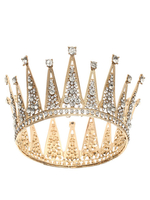 Casque de mariage diadème métal strass accessoires de cheveux de mariée