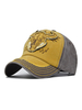 Casquette Homme Casual Imprimé Animal Polyester Brodé Chapeaux Jaunes