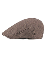 Casquette plate pour homme des années 1920 à chevrons Gavroche Ivy Chapeau Accessoires Vintage