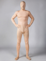 Catsuit Beige Déguisements Halloween Lycra Spandex Unisexe Zentai Costume