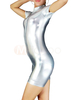 Catsuit unisexe argent d