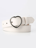 Ceinture de mode pour femmes Street Wear Ceinture blanche