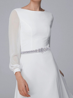 Ceinture de perles pour robe de mariée