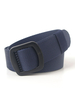 Ceinture De Qualité Hommes En Polyester Simple Bleu Foncé