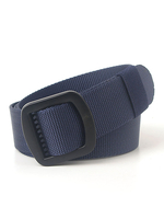 Ceinture De Qualité Hommes En Polyester Simple Bleu Foncé