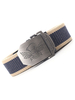 Ceinture Homme Crâne Polyester Fashion Ceinture Bleu Marine