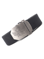 Ceinture Homme Crâne Polyester Qualité Ceinture Bleu Marine