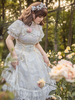 Ceinture Lolita Blanche Dentelle Polyester Accessoires Lolita