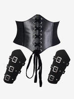 Ceinture noire Steampunk Accessoire de costume Vêtements vintage