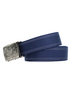 Ceinture Pour Hommes En Polyester Simple Bleu Foncé