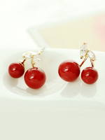 Cerise Boucles Doreilles Rockabilly Fruit Bijoux Strass Boucles Doreilles Cadeau Pour Elle