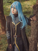 Cette fois-là; je me suis réincarné en tant que Slime Rimuru Tempest Cosplay Costume noir uniforme tissu 5 pièces ensemble Anime Cosplay Costume tenue